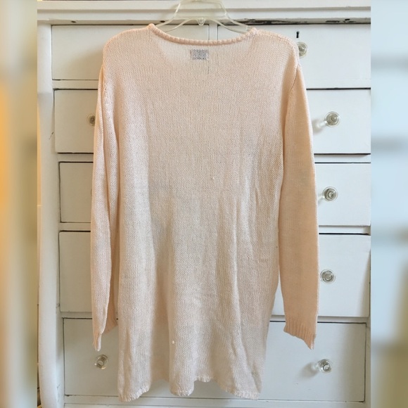 CHEAP MONDAY Cher pale pink high low sweater - Picture 3 of 7